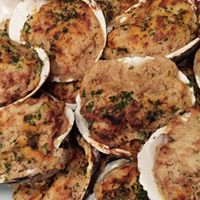 Baked clams